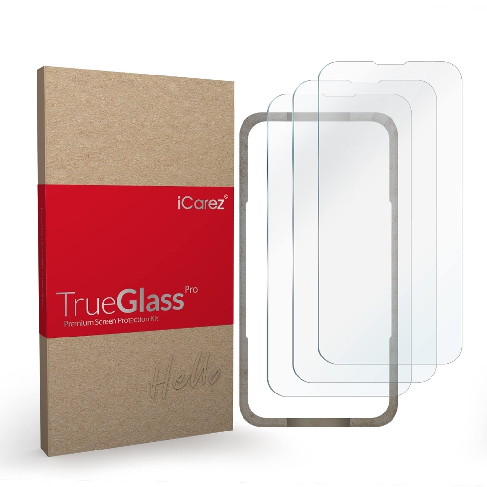 New Tempered Glass Screen Protector iPhone 13 or‎  IPhone 13 Pro Tray Easy Apply